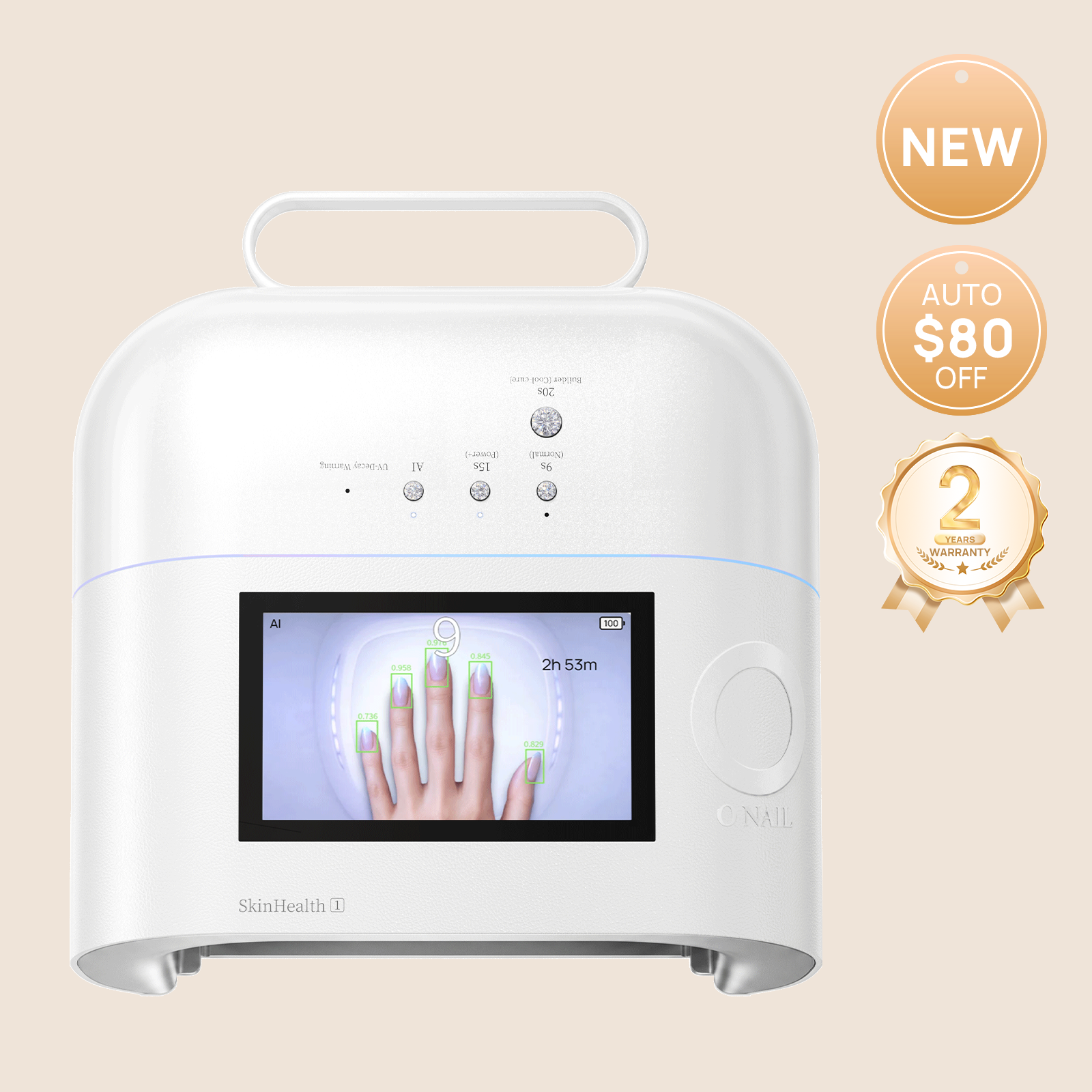 ONAIL 1 PRO MAX-Rechargeable AI Nail Lamp – O NAIL