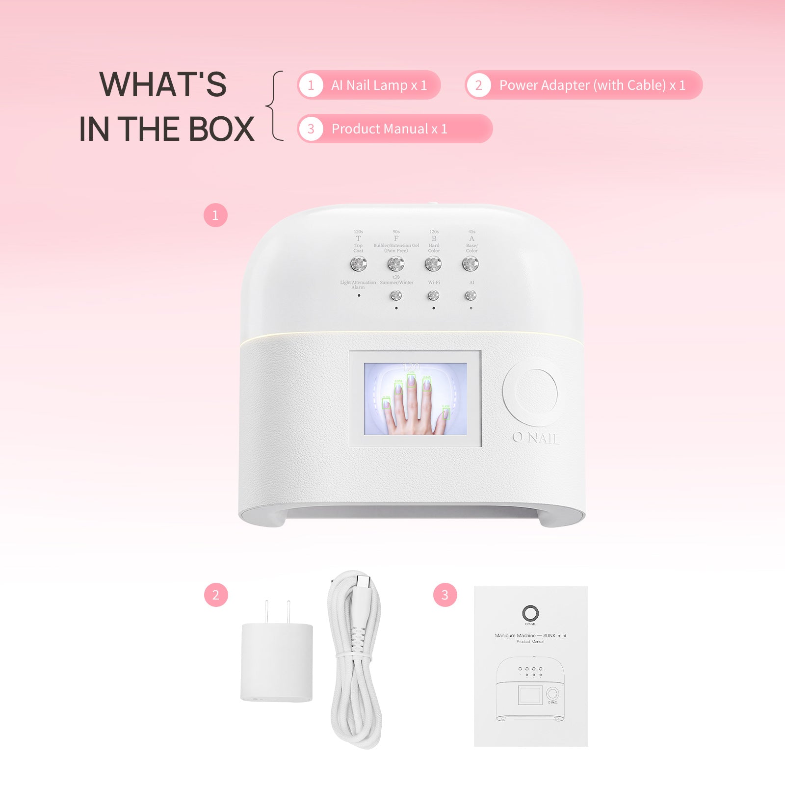 Lámpara de uñas O NAIL AI - SUNX MINI