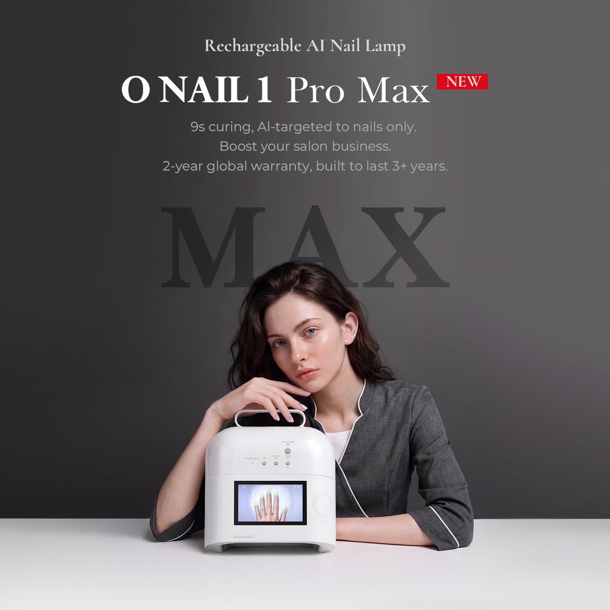 ONAIL 1 PRO MAX-Rechargeable AI Nail Lamp – O NAIL ONAIL 1 PRO MAX-Rechargeable AI Nail Lamp – O NAIL