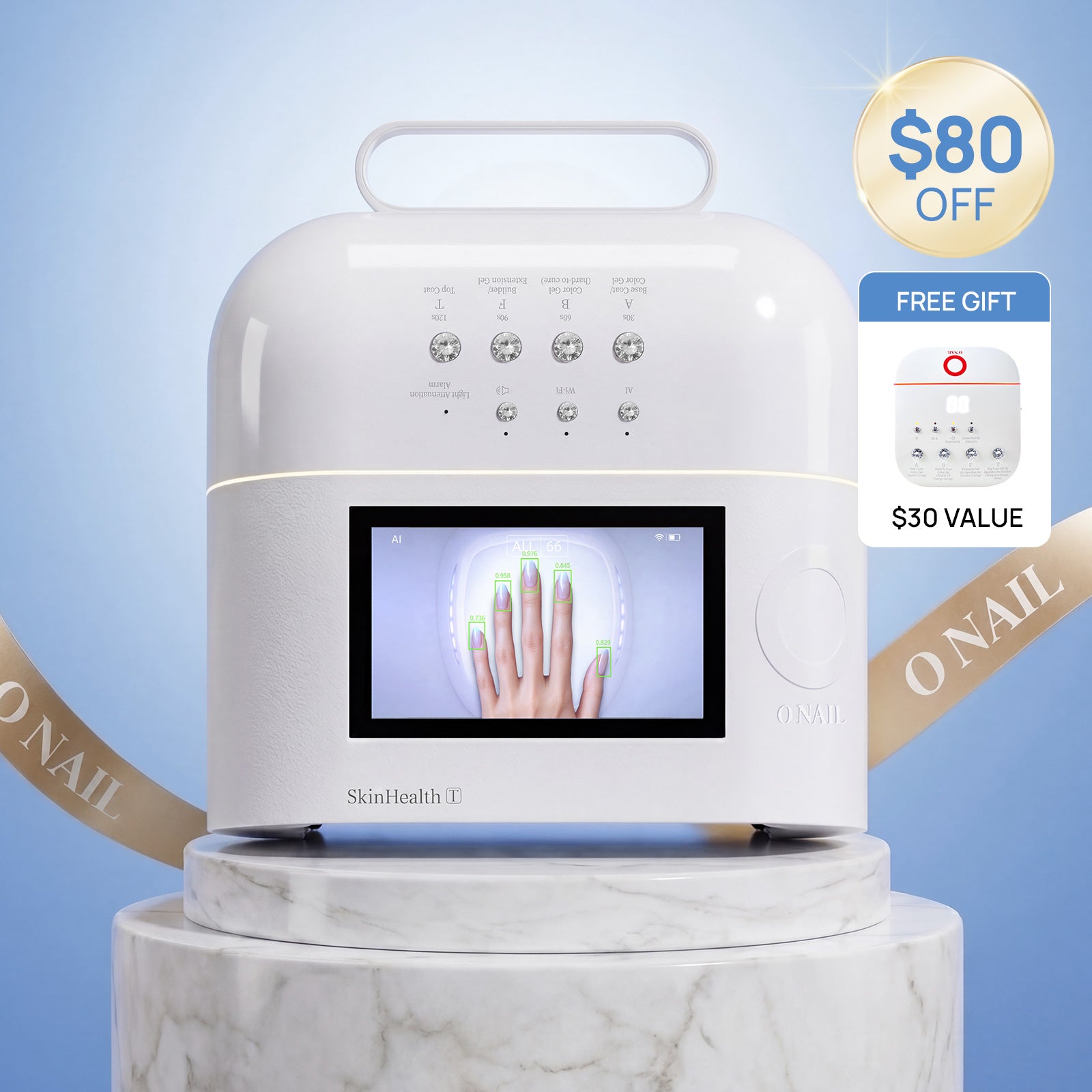 ONAIL Rechargeable AI Nail Lamp (SUNX PRO MAX)