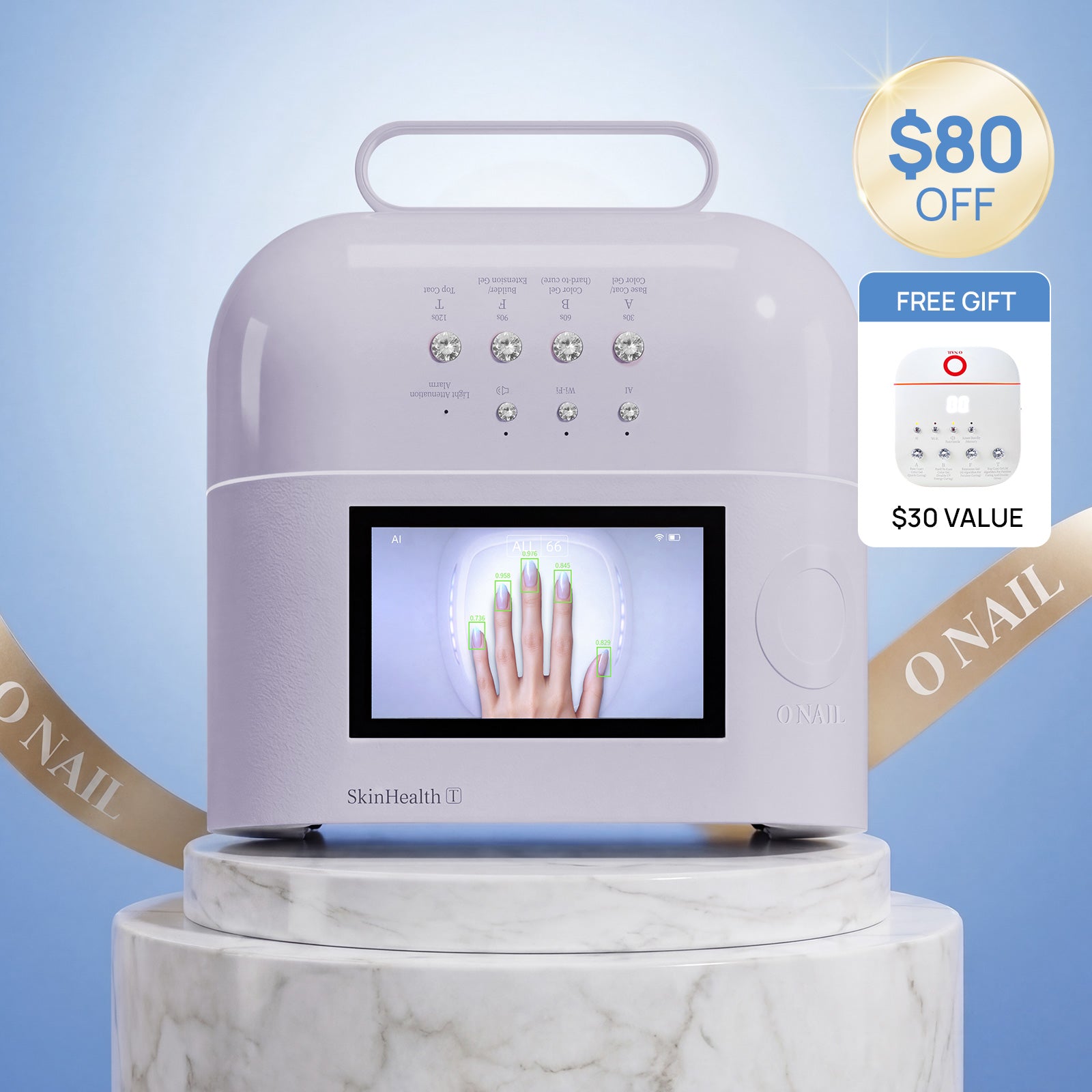 ONAIL Rechargeable AI Nail Lamp (SUNX PRO MAX)