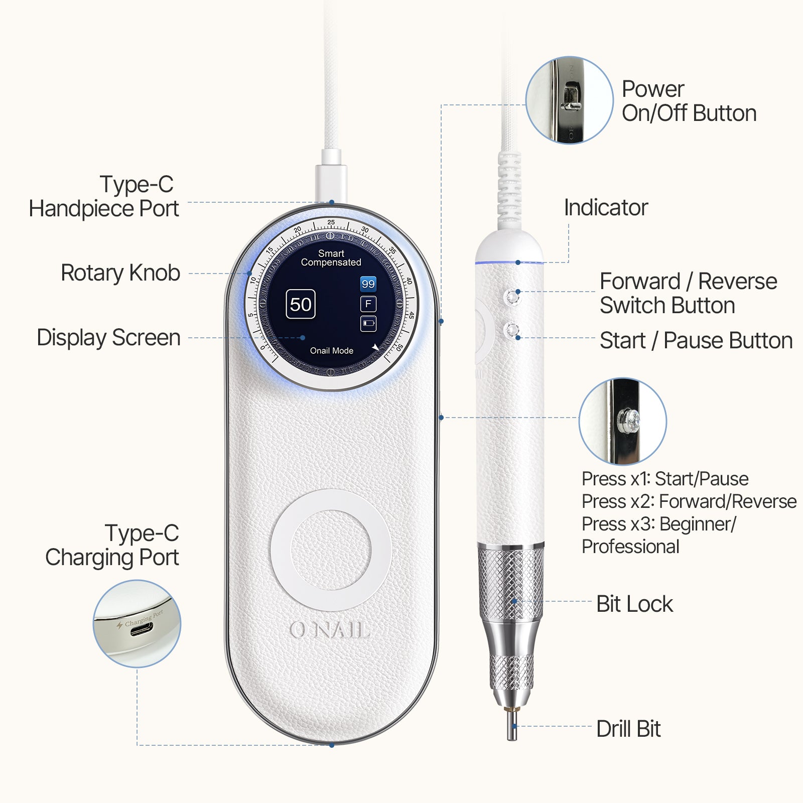 NailHealth No.1 Nail Drill