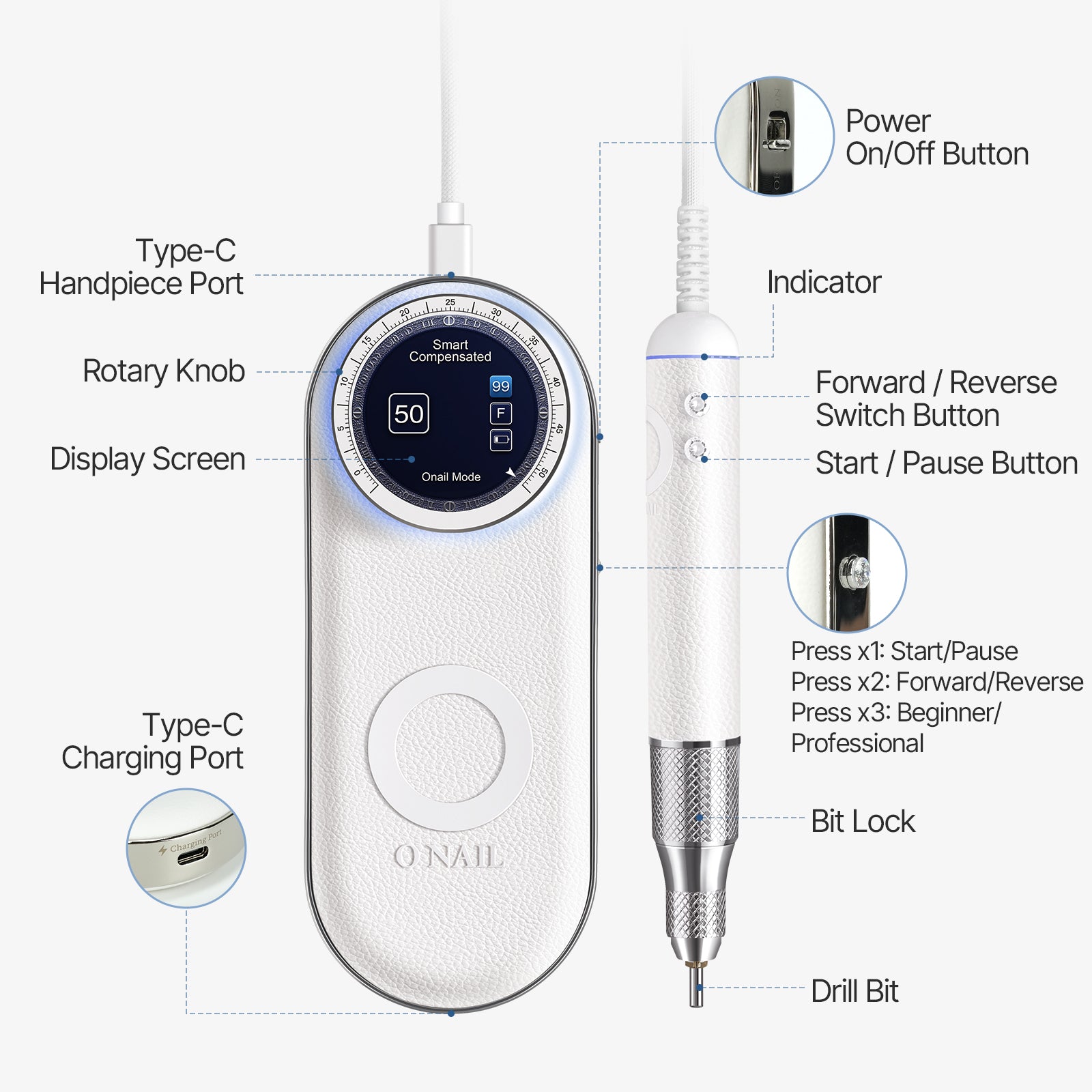 NailHealth No.1 Nail Drill