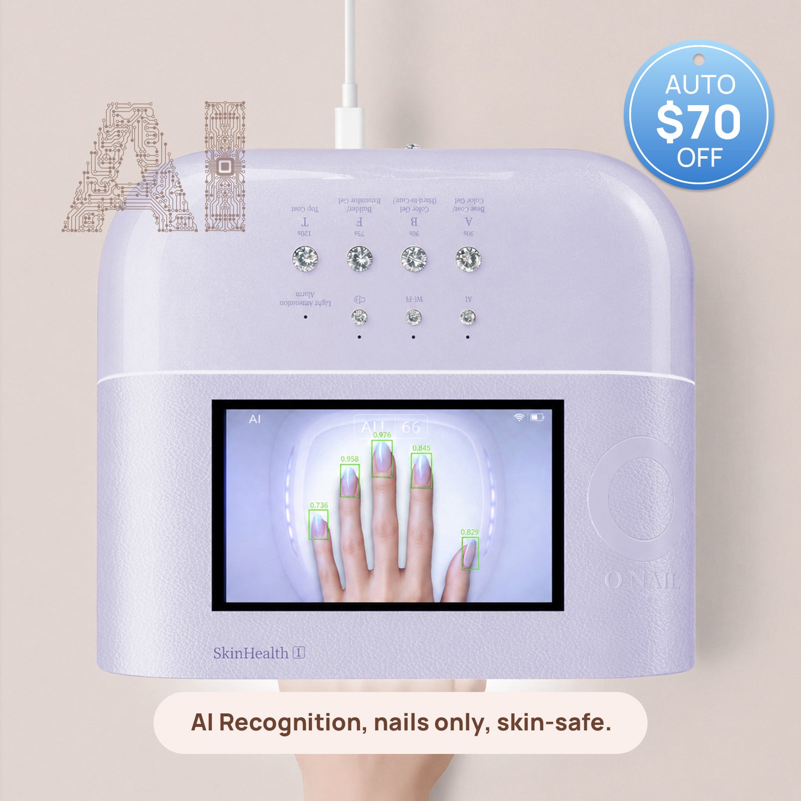 Lámpara de uñas ONAIL AI (SUNX PRO)