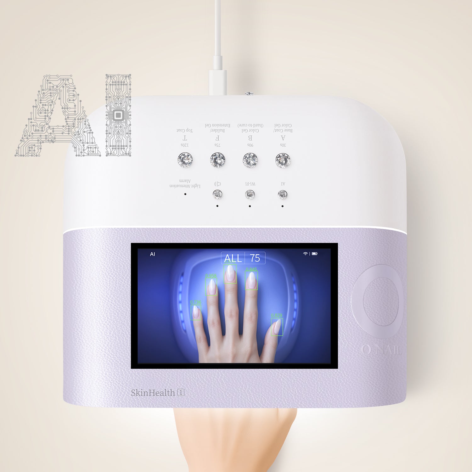 ONAIL LEDネイルライト 楽天市場】【ONAIL】ペン型ネイルライト スマート 目に優しい