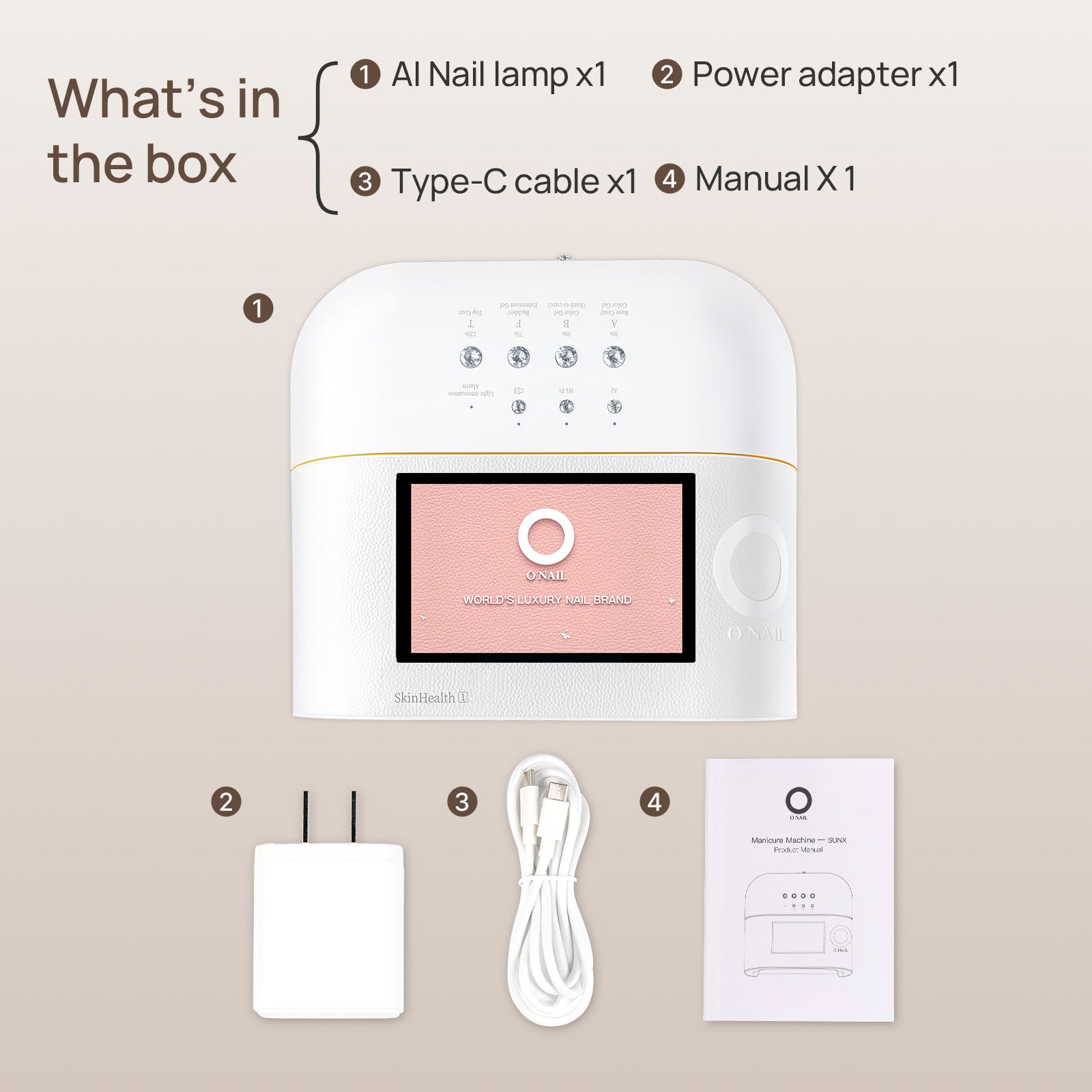 Lámpara de uñas ONAIL AI (SUNX PRO)