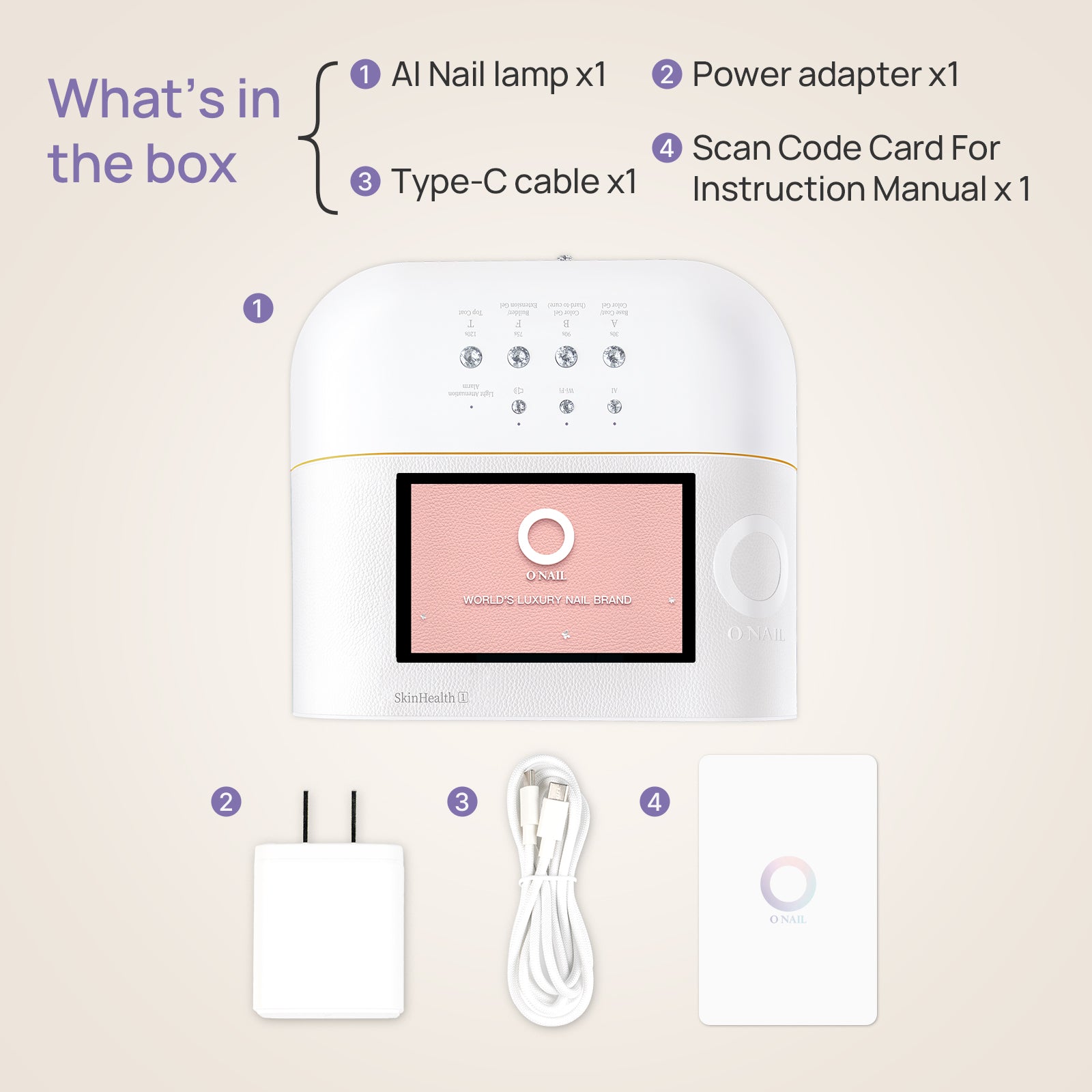 Skin Health No.1 AI Nail Lamp