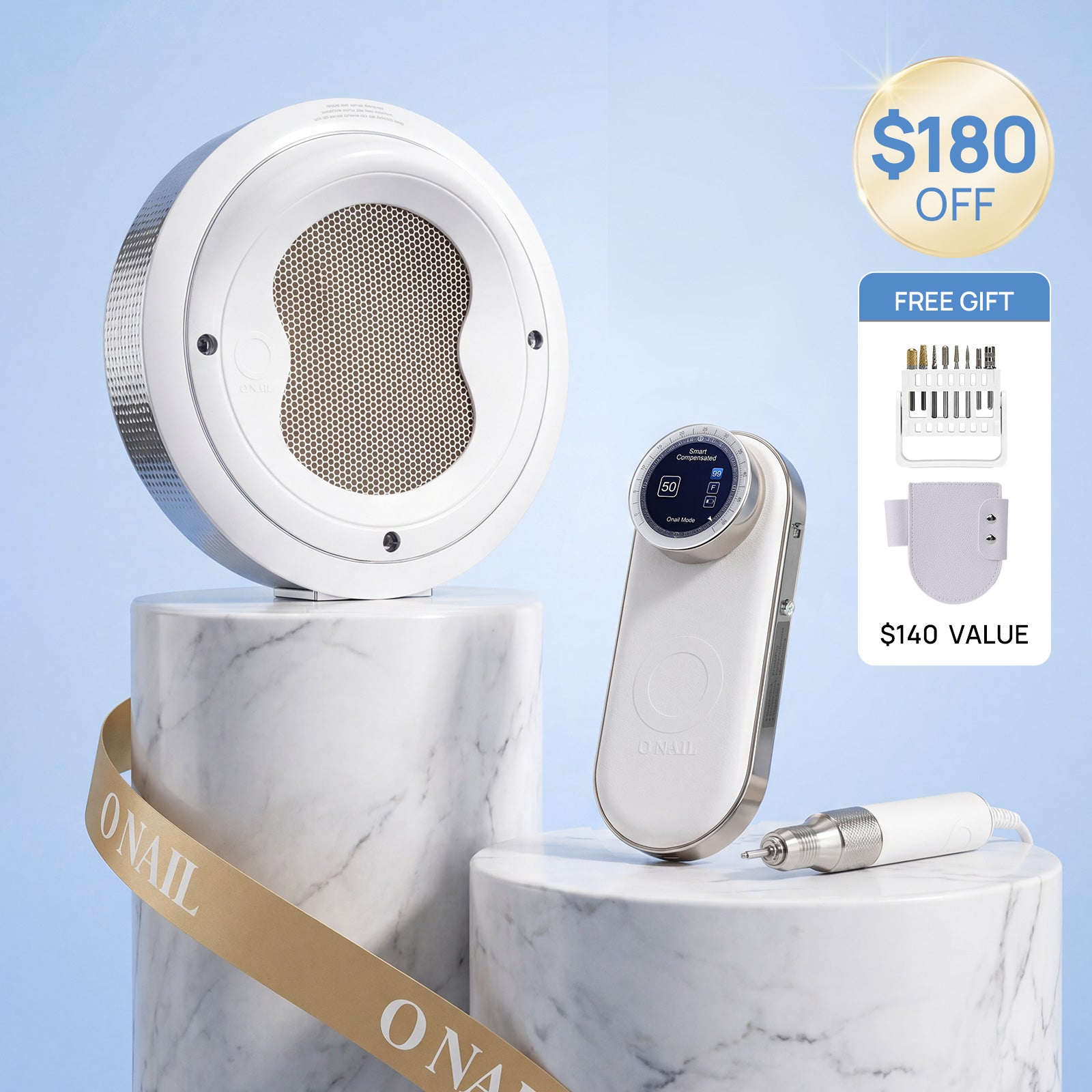 Nail Drill & Dust Collector Bundle + FREE Gifts