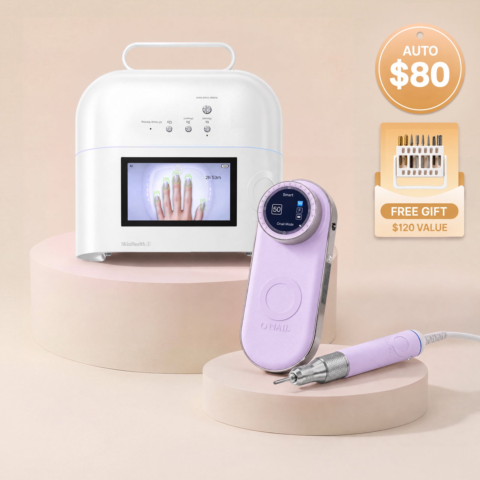 O Nail Nail Drill & Health Nail Lamp セット Smart Manicure System | ONAIL 1 PRO MAX+ Nail Drill – O NAIL