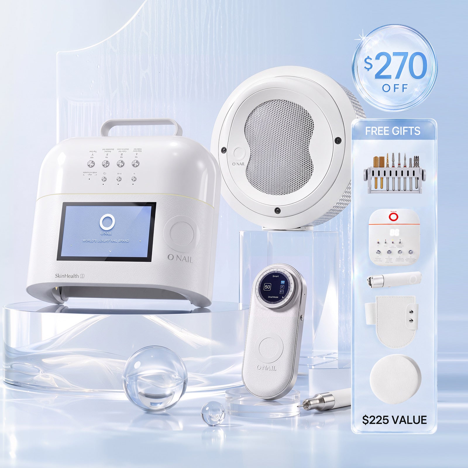 Ultimate Salon System | SUNX PRO MAX + Nail Drill Pro Max  + Dust Collector + FREE Gifts