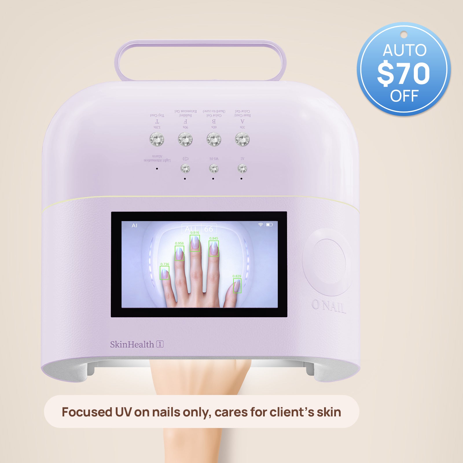 Lámpara de uñas ONAIL AI (SUNX PRO)