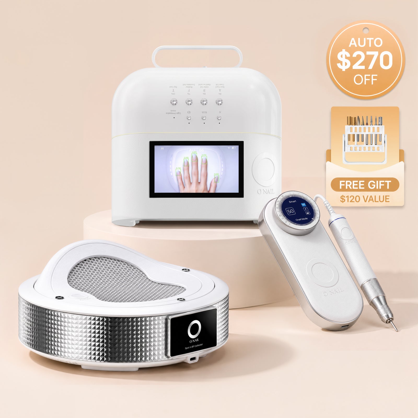 Ultimate Salon System | SUNX PRO MAX + Nail Drill Pro Max  + Dust Collector