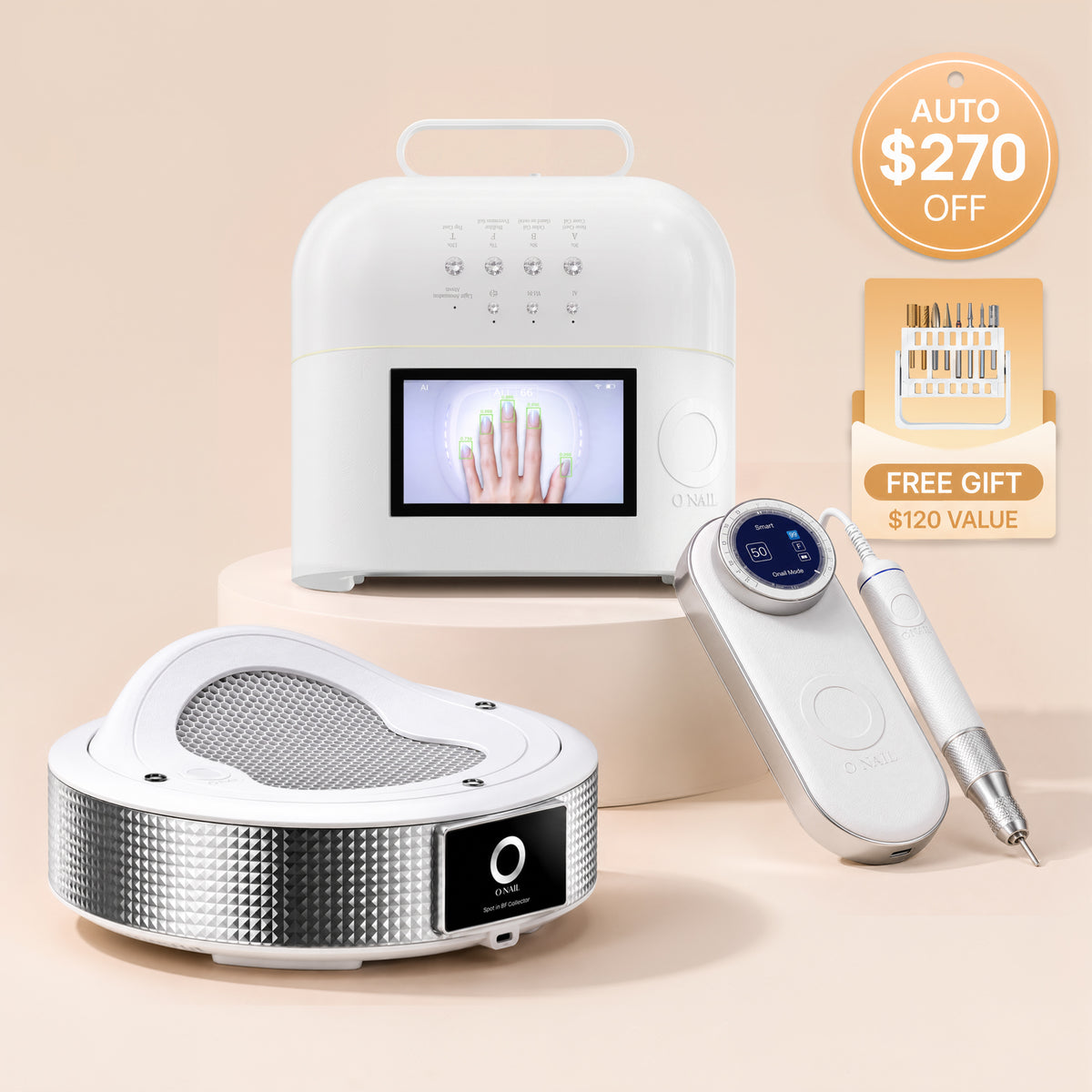 Ultimate Salon System | SUNX PRO MAX + Nail Drill Pro Max  + Dust Collector