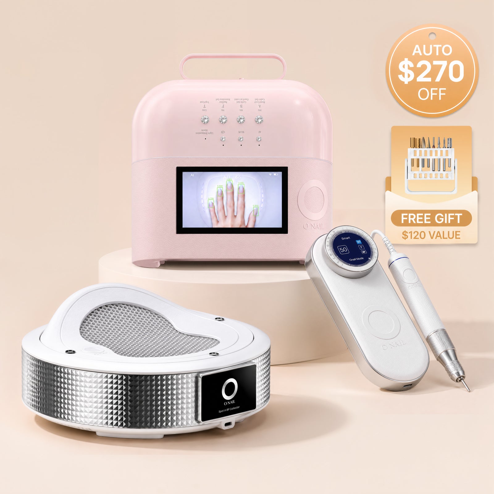 Ultimate Salon System | SUNX PRO MAX + Nail Drill Pro Max  + Dust Collector