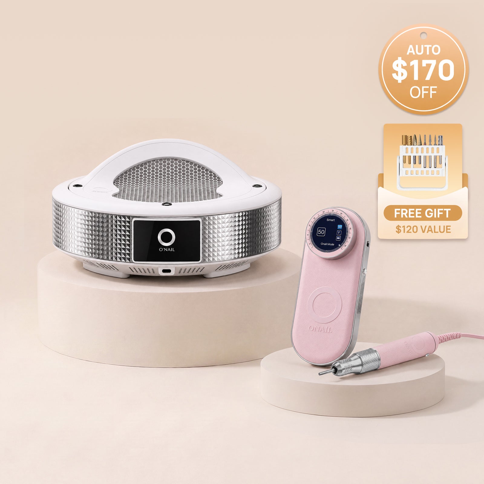Nail Prep System  | Nail Drill Pro Max + Dust Collector