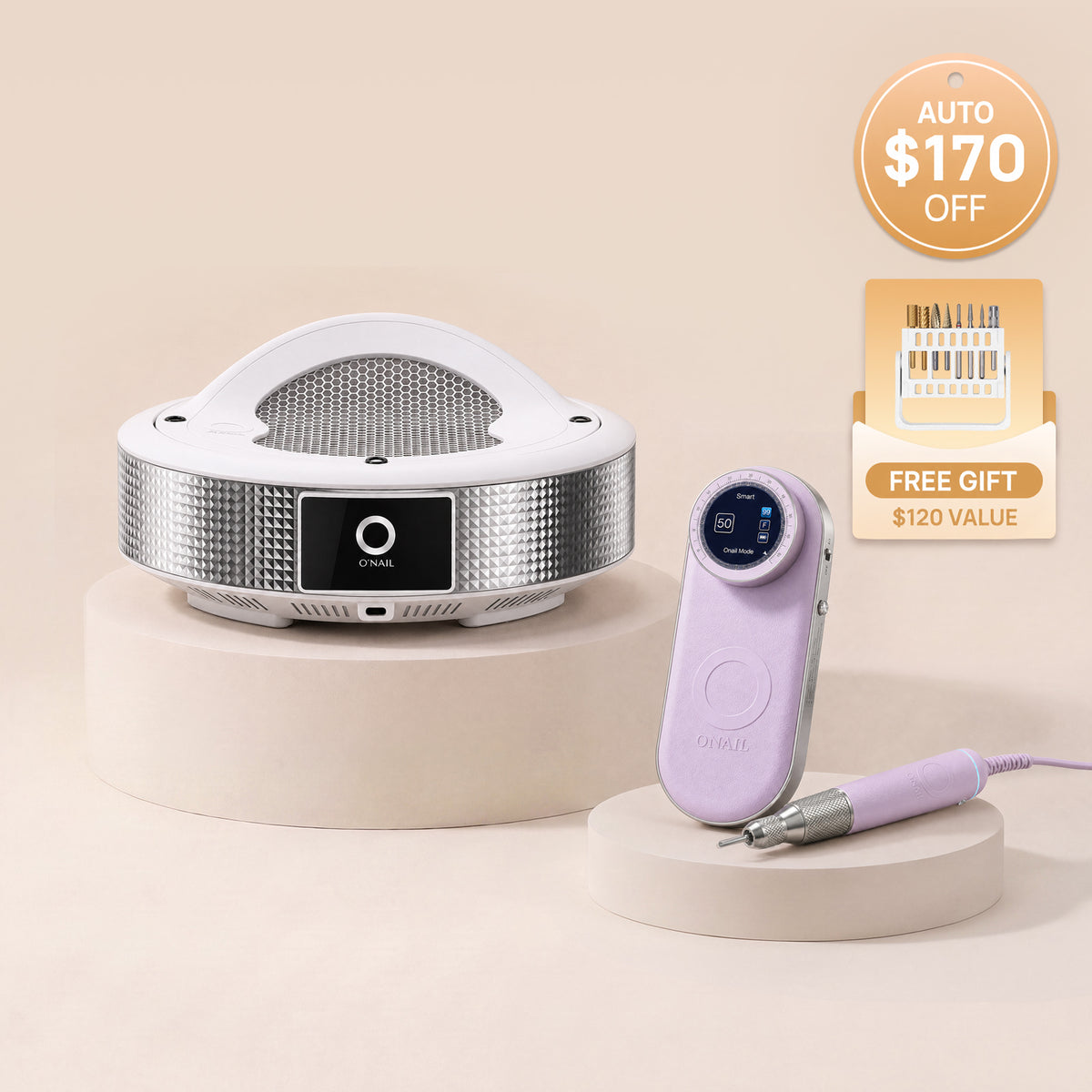 Nail Prep System  | Nail Drill Pro Max + Dust Collector