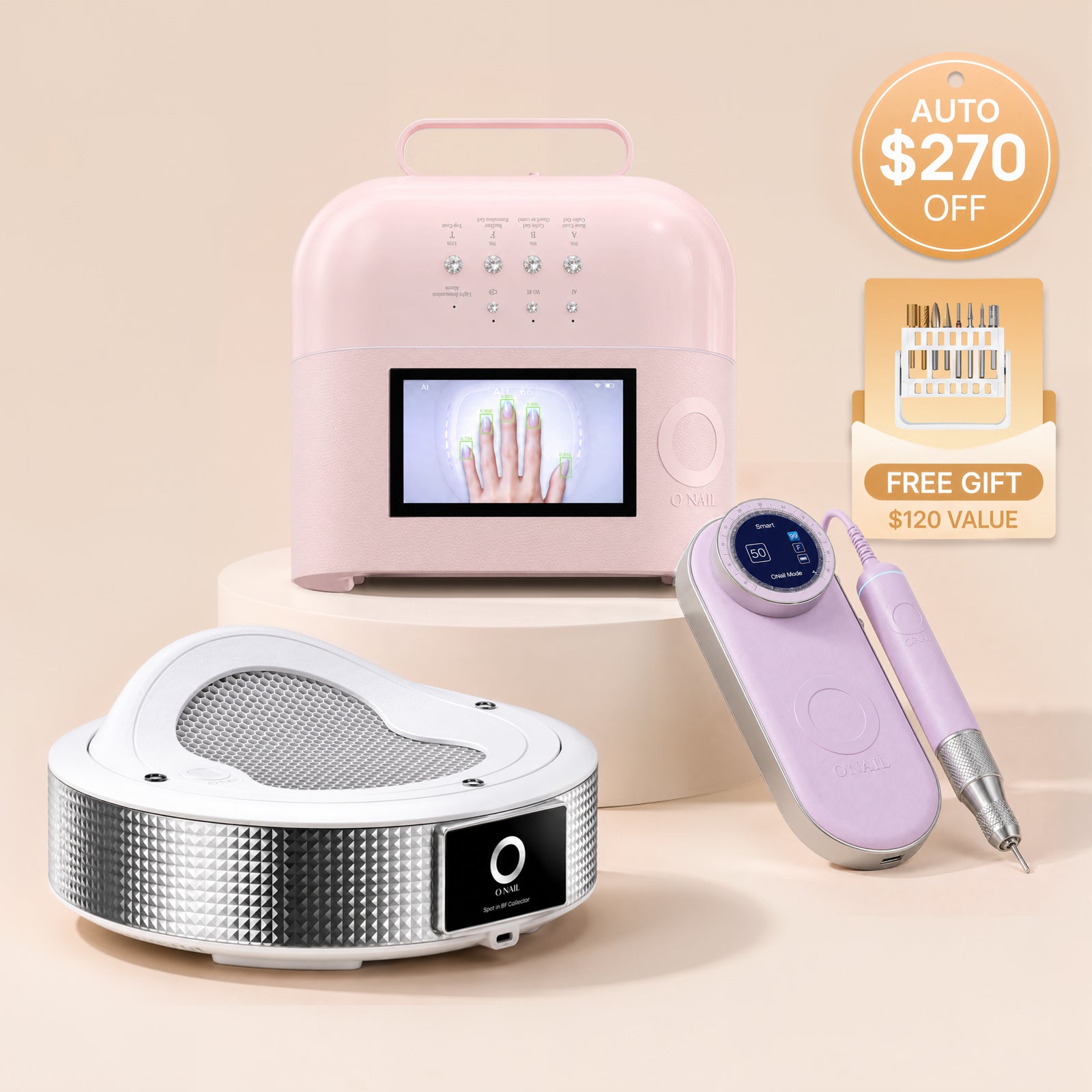 Ultimate Salon System | SUNX PRO MAX + Nail Drill Pro Max  + Dust Collector