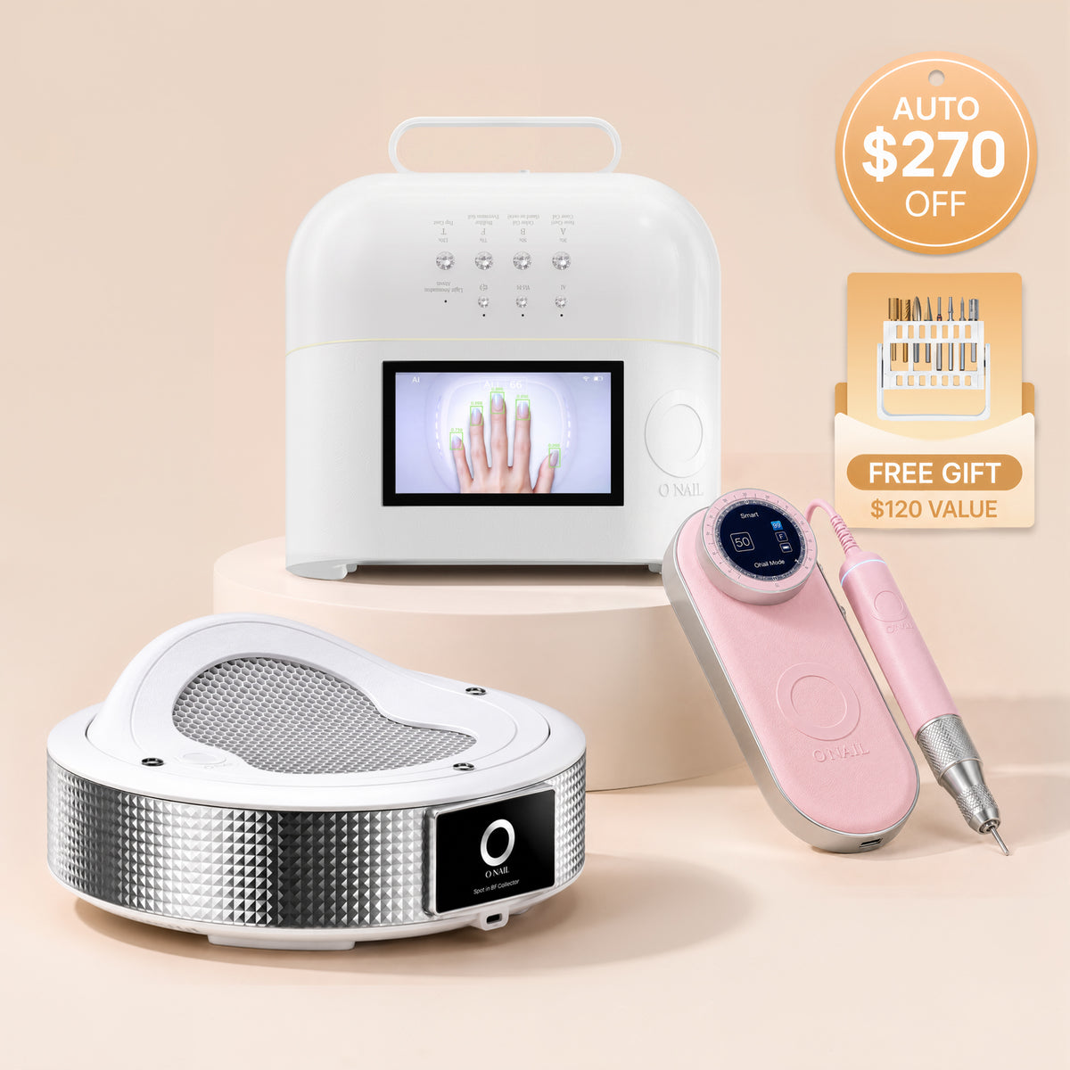 Ultimate Salon System | SUNX PRO MAX + Nail Drill Pro Max  + Dust Collector