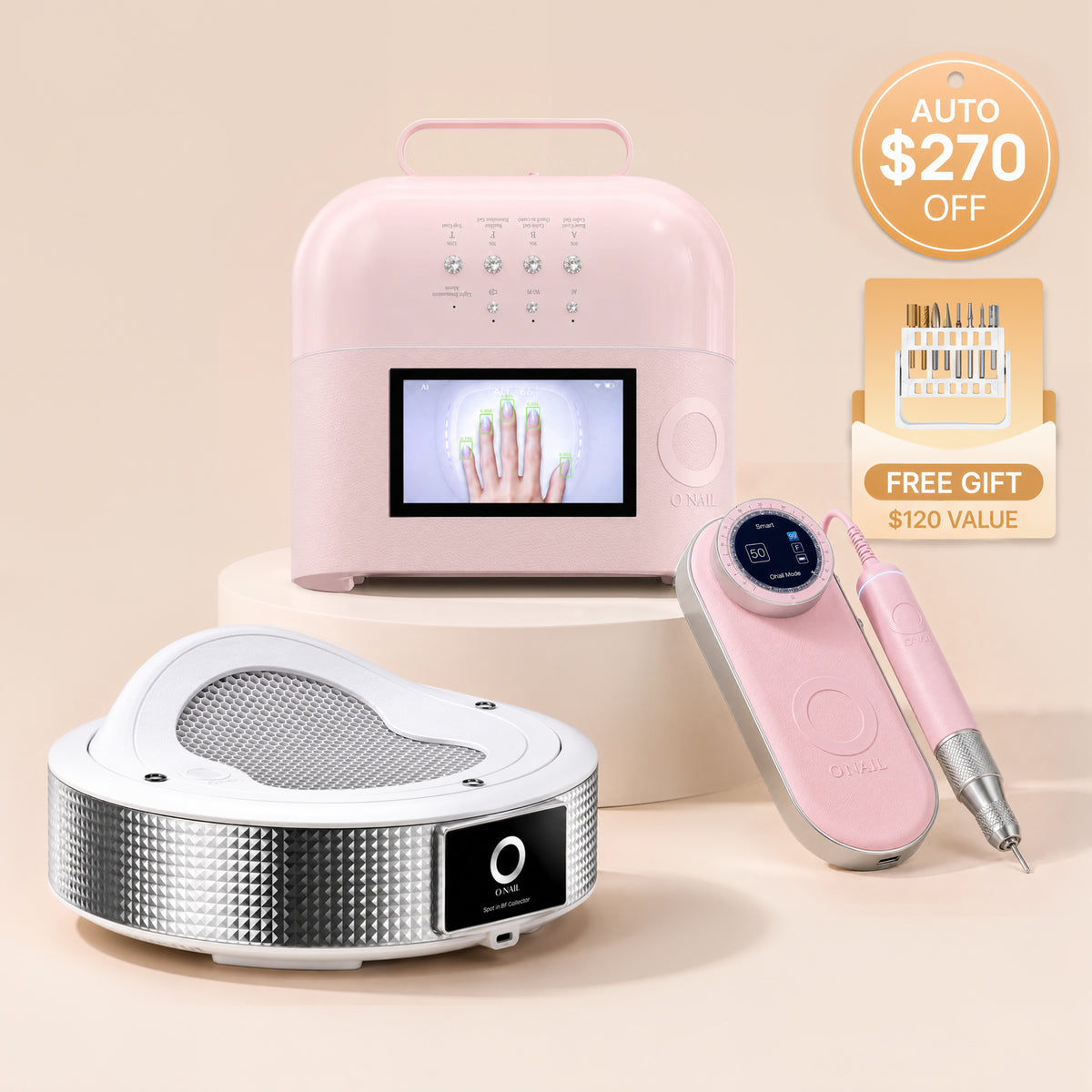 Ultimate Salon System | SUNX PRO MAX + Nail Drill Pro Max  + Dust Collector