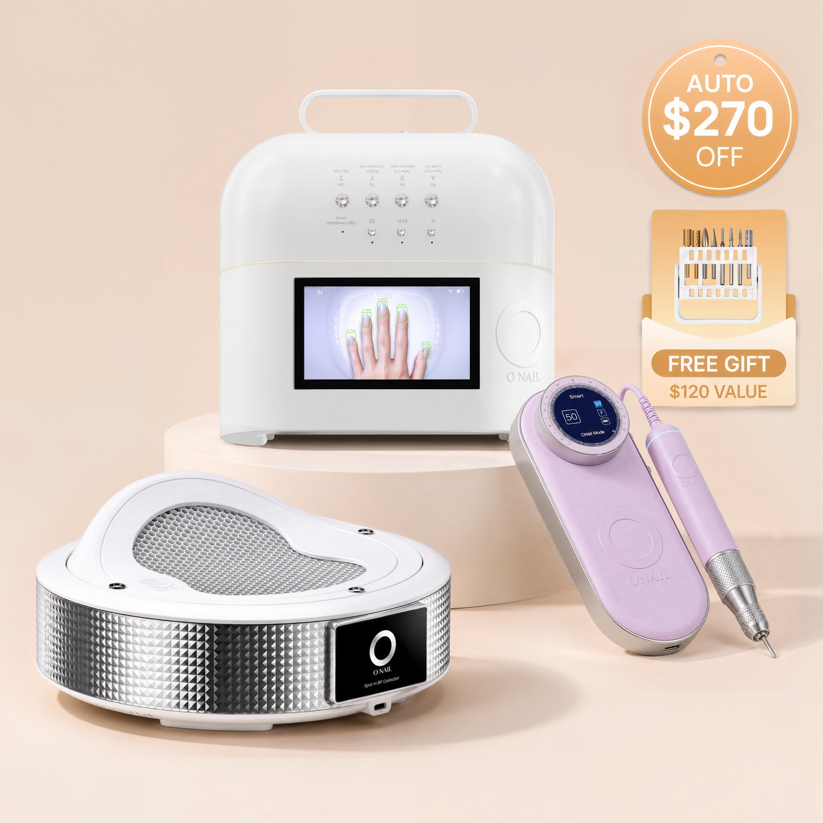 Ultimate Salon System | SUNX PRO MAX + Nail Drill Pro Max  + Dust Collector