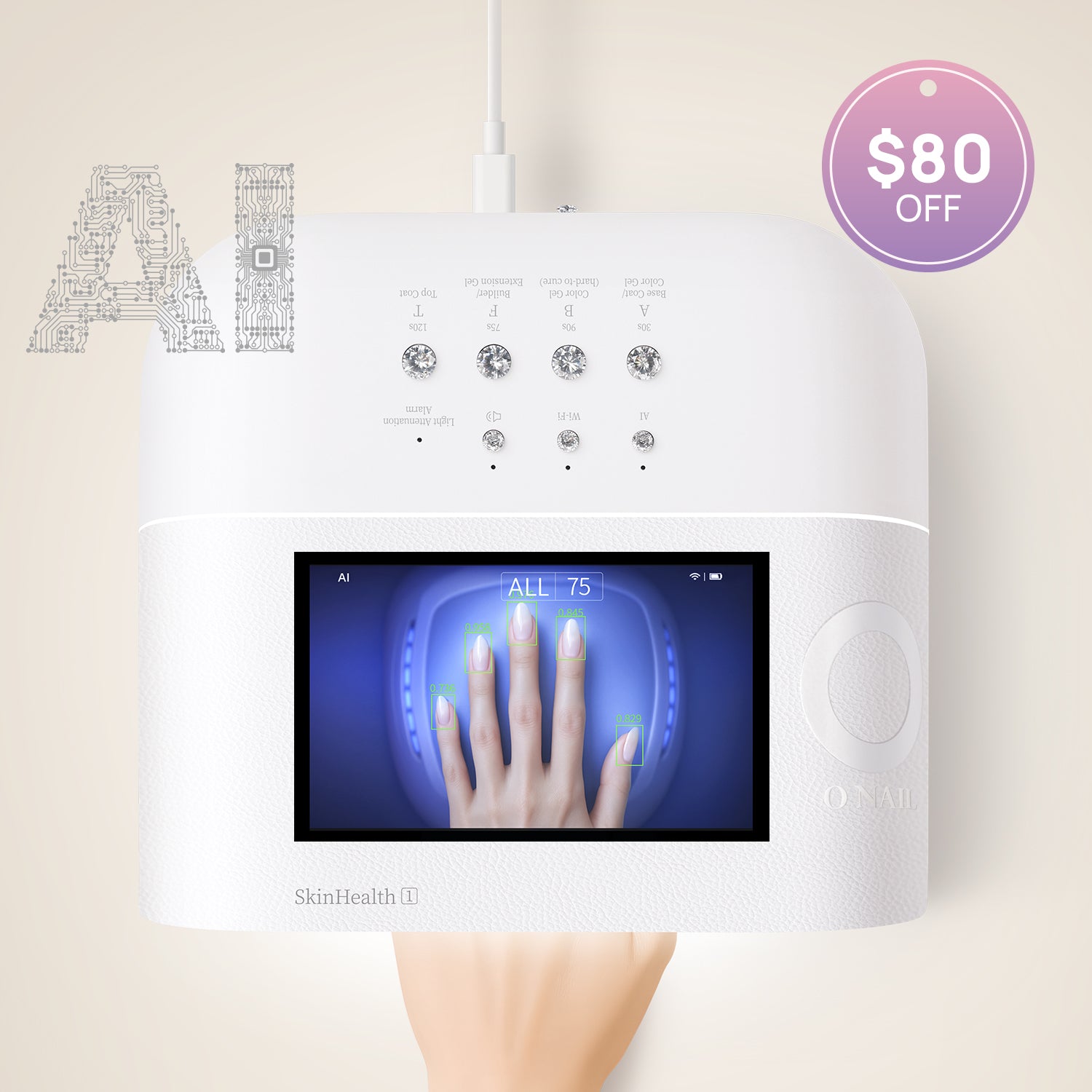 Skin Health No.1 AI Nail Lamp – O NAIL