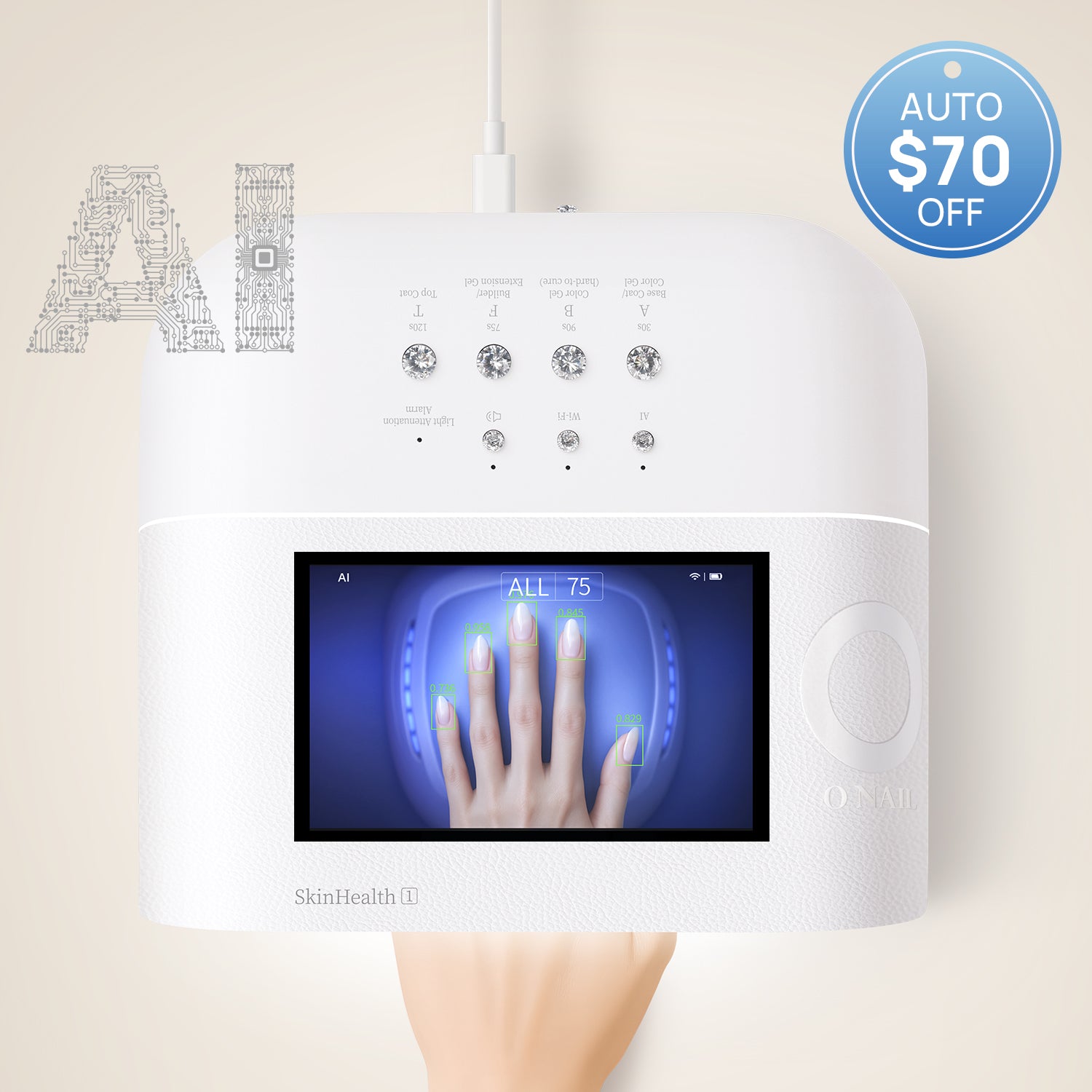Skin Health No.1 AI Nail Lamp