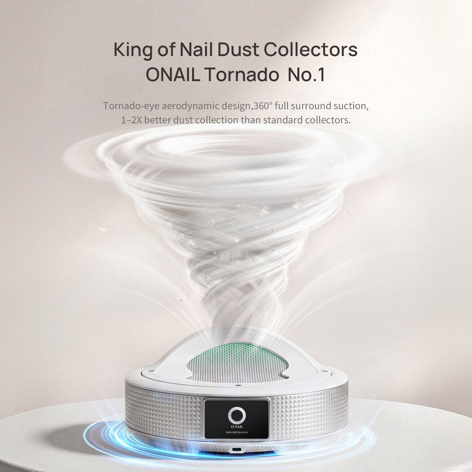 O NAIL Tornado I ネイル集塵機 ONAIL Rechargeable AI Nail Lamp SUNX PRO – O NAIL